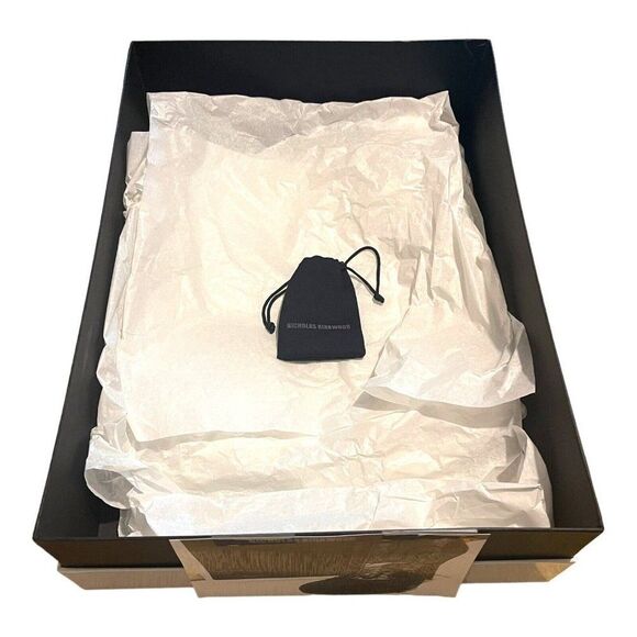 Nicholas Kirkwood Shoes Empty Box w/ Tissue Paper & Sm Dust Bag 10.75”x14.75”x4” - Picture 6 of 9